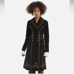 Doctor Who Embroidered TARDIS Corduroy Coat Size SM